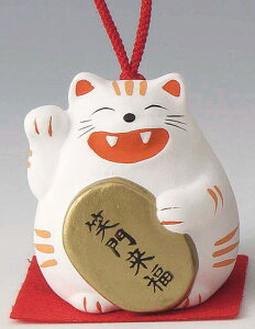 ΂ɂ͕I@퐻@Ζ嗈̕L@EiEOrjグ@F@5.5cm@܂˂˂@Feng Shui Beckoning Cat@Maneki Neko