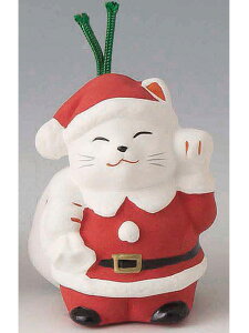퐻@NX}X@T^N[X^ 鏵L@Earthenware Christmas Style Fortune Cat@qN@̒u@a̒u@CeA@̂@A[g@܂˂˂@蕨