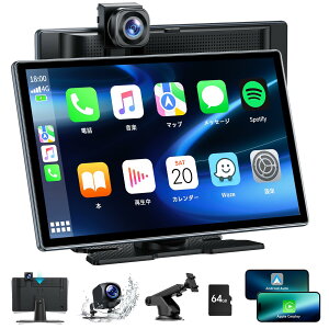 LAMTTO I[fBǏ^ir 9C`IPS^b`XN[ 4K+1080POJ^ AndroidI[fBǏ^ir Apple CarPlay/Android Auto Ή ~[O/WiFi/Bluetooth/USB/AUX/FM tȒP C