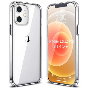 Esputunk iPhone12 �P�[�X �N���A 12 Pro �ϏՌ� �y�E���^ �ČRMIL�K�i/���ϖh�~/Qi�������C�����X�[�d/Magsafe�Ή�/PC�w�� + TPU�o���p�[ �A�C�t�H�� 12 / 12 �v�� ���� �ی�J�o�[ �X�}�z�P�[�X�y��������