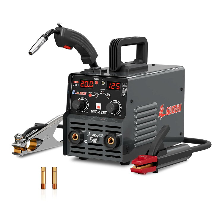 楽天市場】GZ GUOZHI 溶接機 100v 半自動 125A アーク溶接 ノンガス 