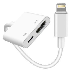[Apple MFiF] Lightning - HDMIfW^AVA_v^[ iPhonep 1080P fW^XN[Ro[^[ [d|[g iPhone/iPad 1080P HDMIRo[^[ HD TV/vWFN^[/j^[p ׂĂiOSɑ