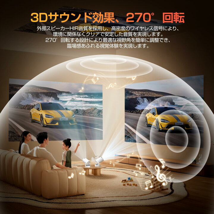 楽天市場】Philoent プロジェクター 家庭用 超小型 【2025 