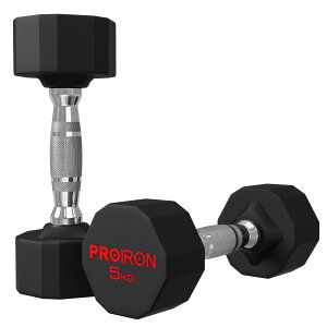 PROIRON | _x ׂ 5kg 2Zbg SAC _x dumbelll set ƒpяƗpɓKĂ܂yz