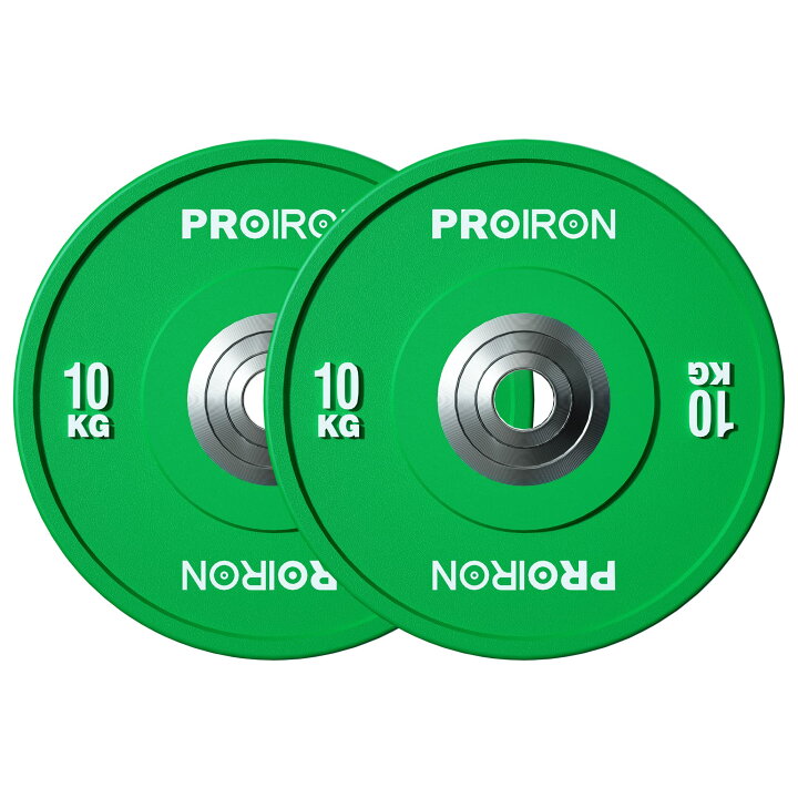 楽天市場】PROIRON ダンベル プレート バーベル プレート 10kg 2個 