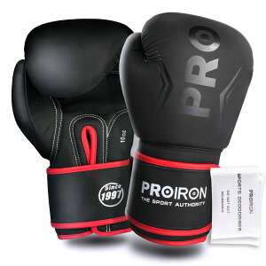 PROIRON ボクシンググローブ 10oz ボクシング用グローブ パンチンググローブ 厚く 耐久性があり 快適 boxing【生活応援】