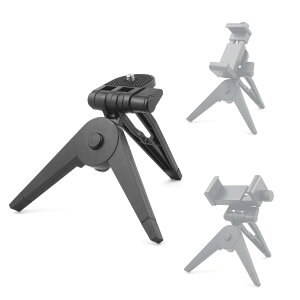 JINGCHEN ミニ 三脚 卓上 三脚スマホホルダー 折りたたみ式 カメラ 三脚 カメラスタンド 雲台 1/4ネジ 2way スマホ 三脚 トライポッド チルト 角度調整可能 小型軽量 ハンドグリップ ホルダーiPhone