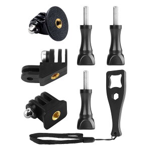 JINGCHEN Or }EgA_v^[ gopro ANZT[ ANVJ ANZT[ 90xA_v^[ G{[}Eg 1/4 lW t ϊ A_v^[ gopro V[Y akaso camparkȂǃANV