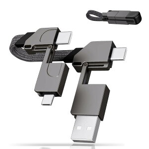 Seltureoney6in1z ALL IN[dP[u 6in1P[u [Type CdP[u }[d USB Type C P[u f[^] Type C to Type C P[u USB-C to IPP[u USB-micro ϊA_v^ @Ή 1{
