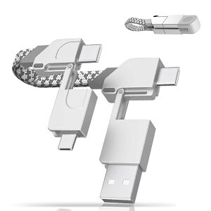 Seltureoney6in1z ALL IN[dP[u 6in1P[u Type C[dP[u }[d USB Type C P[u f[^] Type C to Type C P[u USB-C to IPP[u USB-micro ϊA_v^ @Ή 1{