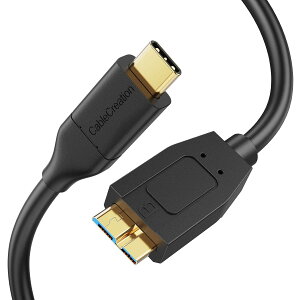 usb type c }CNusb,CableCreation(Gen2/ 10Gbps)USB C to Micro B 3.0 ϊP[u USB 3.1Otn[hhCoP[u MacBook (Pro), Galaxy S5 Note 3/iPhone 15/iPhone15Pro MaxɑΉ 0.3M/ubNyz