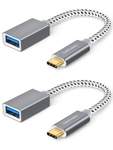 usb a to c, CableCreation y2{ZbgzUSB-CA_v^ Type C to USBA_v^ OTGP[u iPhone 15/iPhone15Pro Max/Apple MacBook (Pro) / Surface Pro/Essential PhoneȂǑΉ Xy[XO[yz