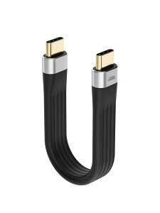 CableCreation ZUSB C to USB C 3.1 Gen 2P[u,d͓] 60W 3A[dP[u 4KrfIo͕t10Gbps f[^],MacBook Pro, Galaxy S20, SSD, iPad PromiPhone 15AiPhone15Pro MaxɓKp, 0.12M/ubNy