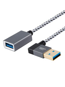 USB3.0�����P�[�u��,CableCreation ���pUSB 3.0 A(�I�X) - (���X)�����P�[�u�� USB 3.0�����R�[�h 90�x Oculus VR�Ή��A�v���C�X�e�[�V�����AXbox�A�L�[�{�[�h�A�v�����^�A�X�L���i�[�ȂǑΉ� �X�y�[�X�O��