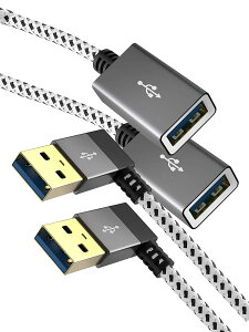 USB3.0P[u, CableCreation USB A P[u USB 3.0R[h IX - X 90x Oculus VRAvCXe[VAXboxAL[{[hAv^AXLi[ȂǑΉ Xy[XO[ 0.3M y2{