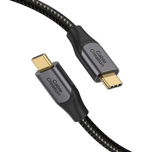 iPhone15[dUSBP[uCCableCreation 3[g100W 20V/5ACableCreation ϋv USB C to C[dP[uMacBook Pro iPad Air XPS S21 S20 /iPhone 15AiPhone15Pro Max̑ USB CfoCXɓKp O[ 3My