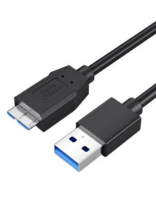 USBP[u }CNB, CableCreation USB3.0 P[u ]Ƌ}[d OtHDD SSD Blu-ray BDhCu fWJ Galaxy Note3 S5ȂǂɑΉ ubN/1Myz