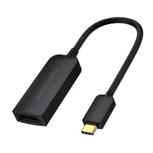 USB C to DisplayPort ϊA_v^, CableCreation USB-CfBXv[|[gA_v^[ 4K@60Hz iPhone 15/ iPhone 15Pro Max/MacBook Pro/iPad Pro 2019, MacBook Air 2020, XPS 15/13ȂǂɑΉyz