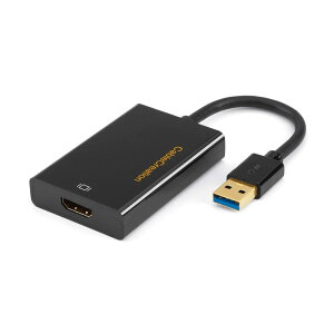 USB HDMI ϊA_v^,CableCreation usbfBXvCA_v^ usb hdmi ϊP[u Windows 11/10/Mac ƌ݊ ubNyz