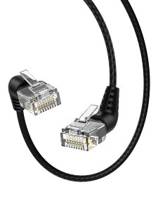 yŒZzCAT6A LANP[u, CableCreation C[TlbgP[u 360°] RJ45 RlN^ 32AWG  10Gbps/500MHz CAT6A ܐ܂h~ V[h f [^ PS5 PS4 XboxɑΉ 0.5My