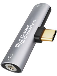 yŒZzUSB C CzϊA_v^,CableCreation 2-in-1 ^CvC Cz 3.5mmI[fBI PD[dA_v^ Hi-Fi DAC`bv 60W}[d y/ʘb ʒ߉\ iPhone 15/ iPhone 15Pro Max