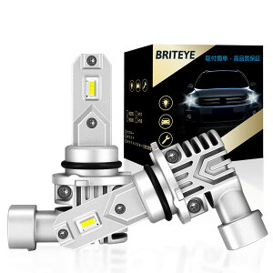 yŒZzBriteye(܂Ԃ) ԗp wbhCg HB3 LED nCr[p ԌΉ 6500K zCg ̌^ 9005 HB3 LEDou Px CSPАLED`bv 0.1buԋN DC9-16V mCY΍ t@