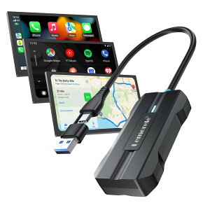 y2-IN-1 USB-A/C ̉fUC 2025ŐVozLemorele CX CarPlay&Android Auto A_v^[ LCarPlayAndroidAutoCX Bluetooth/y/ir P[usv ȗLCarPlay/Android Auto