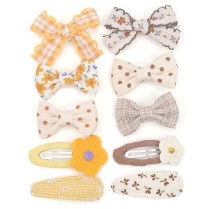 BIANHUAN ベビー ヘアクリップ 赤ちゃん ヘアピン 子供 キッズ ヘアアクセサリー ヘアアクセ クリップ 前髪クリップ 女の子 髪飾り ベビーヘアピン 赤ちゃんヘアピン 髪留め かみどめ 痛くない