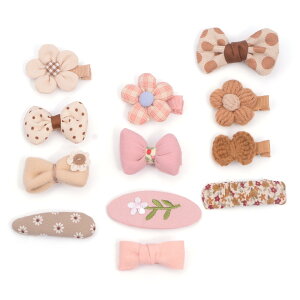 BIANHUAN ベビー ヘアクリップ 赤ちゃん ヘアピン 髪 留め かみどめ クリップ おしゃれ シンプル リボン かわいい キッズ ヘアアクセサリー 女の子 子供 髪留め お誕生日 プレゼント10点 セット