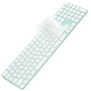 [2024N10A3119ɂ͑ΉĂ܂] L[{[hJo[ for iMac Magic Keyboard {zJIS (Touch ID, eL[t, A2520), 2021~2023N 24C` M1/M3`bv iMac Magic Keyboard p,  TPU