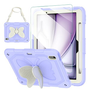 ACEMO iPad Air 11�C���`(M2) �P�[�X(2024) iPad Air 11�C���` �P�[�X 2024 �ی�t�B�����t�� �ϏՌ� �S�ʕی� �y�����[ Pencil �[�d�Ή� �o���h&�V�����_�[ �X�g���b�v ���|�� �h�o ���h�~ �q���F�D iPad Air 1