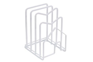 QINGQIU まな板スタンド 大容量 まな板立て 安定性 耐久性 衛生的 まな板置き キッチン まな板ホルダー おしゃれ まな板収納 ホワイト【生活応援】