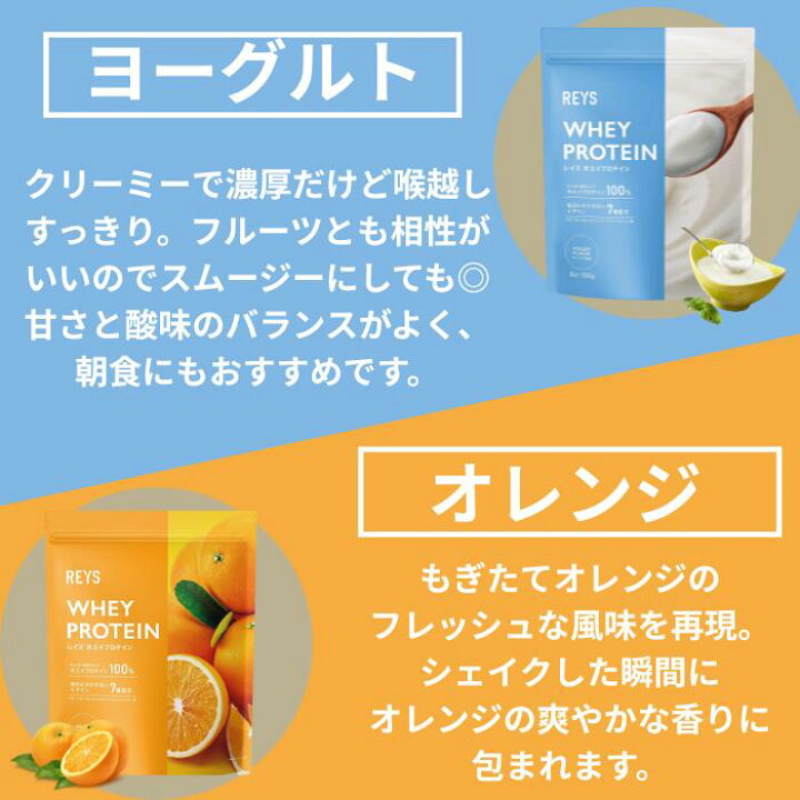 楽天市場】REYS レイズ ホエイ プロテイン 1kg 国内製造 ビタミン7種 