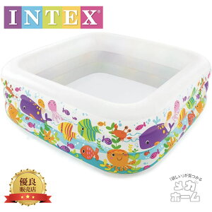 INTEX(�C���e�b�N�X) �v�[�� �X�C���Z���^�[�N���A�r���[�A�N�A���E���v�[�� 159×159×50cm 57471 [���{���K�i]