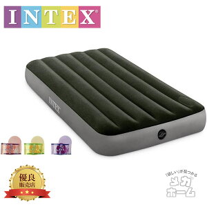 INTEX CebNX _Ej[GA[xbh DURA-BEAM DOWNY AIRBED 99×191×25cm 64761 VO tbg|v قƂpAܕt