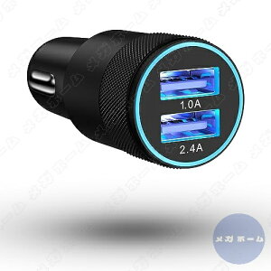 VK[\Pbg usb J[`[W[ 3.4A/17W(1A+2.4A) ԍڏ[d USB-A ×2  [d VK[\Pbg [S/y] iPhone 14/13/SE Android Ή ubN