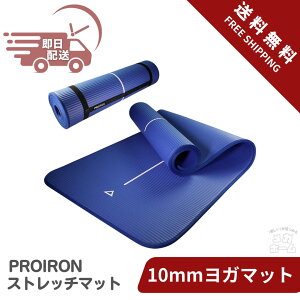 PROIRON ���� �X�g���b�` �}�b�g �s���e�B�X�}�b�g 10mm �����x NBR(�j�g�����S��) �G�N�T�T�C�Y �t�B�b�g�l�X & �g���[�j���O���� �����^�їp�X�g���b�v�t���y���������z
