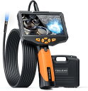 【即日発送】Teslong 内視鏡カメラ 極細い5.5mm デュアルファイバースコープ デュアルレンズ 5インチ IPS液晶モニター…