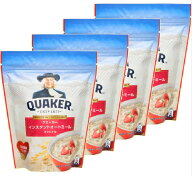 【最短当日発送】QUAKER ( クエーカー ) ［公式］ インスタント オートミール オリジナル 270g×4袋 粒薄…