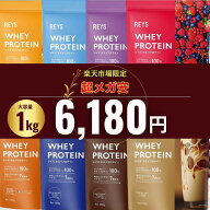 REYS レイズ ホエイ プロテイン 1kg 山澤 礼明 監修 国内製造 ビタミン7種配合 WPCプロテイン ぷろていん…