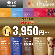 REYS レイズ ホエイ プロテイン 1kg 国内製造 ビタミン7種配合 WPCプロテイン ソイプロテイン ぷろていん…