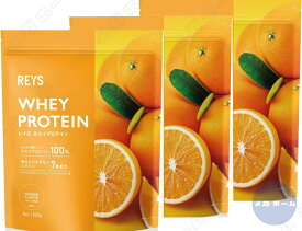 【3個セット】REYS レイズ ホエイ プロテイン 1kg 国内製造 ビタミン7種配合 WPCプロテイン オレンジ風味