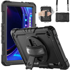 �u�����X�N���[���v���e�N�^�[�vDoo Lenovo Tab B10 (3rd Gen) �P�[�X 10.1�^ �V�����_�[�P�[�X 360°��]�x���g�����O�t�� �O�w�\�� ��� �ϏՌ� �h�o �S�ʕی� Lenovo Tab B10 (3rd Gen) �^�u���b�g�P�[�X �H