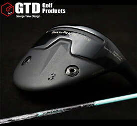 【GTD】Blackice-FW Fairway Woodブラックアイス　フェアウェイウッドUSTMamiya マミヤ ATTAS FW IP BLUE カーボンシャフト