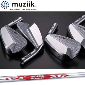 【muziik／ムジーク】Deep Forged Muscle II　Iron ディープフォージドマッスル2アイアン5本セット(#6～9、PW)※＃5、GW単品購入可N.S.PRO MODUS3 TOUR 115　モーダス3　ツアー115 スチールシャフト