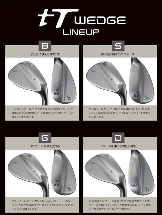 楽天市場】【JUCIE/ジューシー】tT Wedge ウェッジ ノーメッキ 