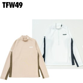 【TFW49/ティーエフダブリューフォーティーナイン】T102410001SIDE MESH MOCKNECK LONG SLEEVE　モックシャツ