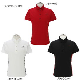 【ROCK・DUDE／ロックデュード】11-145301スターメッシュポロ　メンズポロシャツ