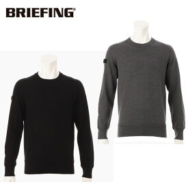 【BRIEFING/ブリーフィング】BRG233M41MENS EX FINE MERINO CREW NECK KNITセーター