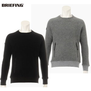 yBRIEFING/u[tBOzBRG237M99HOL MENS WOOL GAUZE CREW NECKN[lbjbg